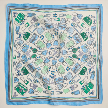 Stone & Stitch Square Silk Scarves