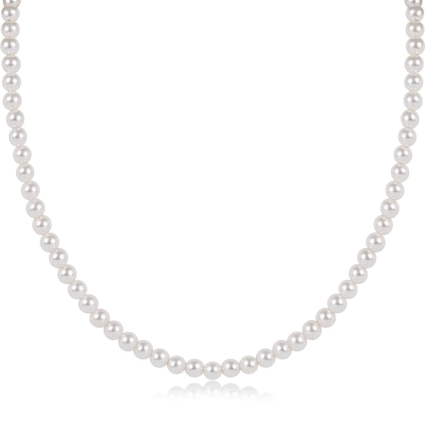 15" Choker Classic Pearl 4mm Bead