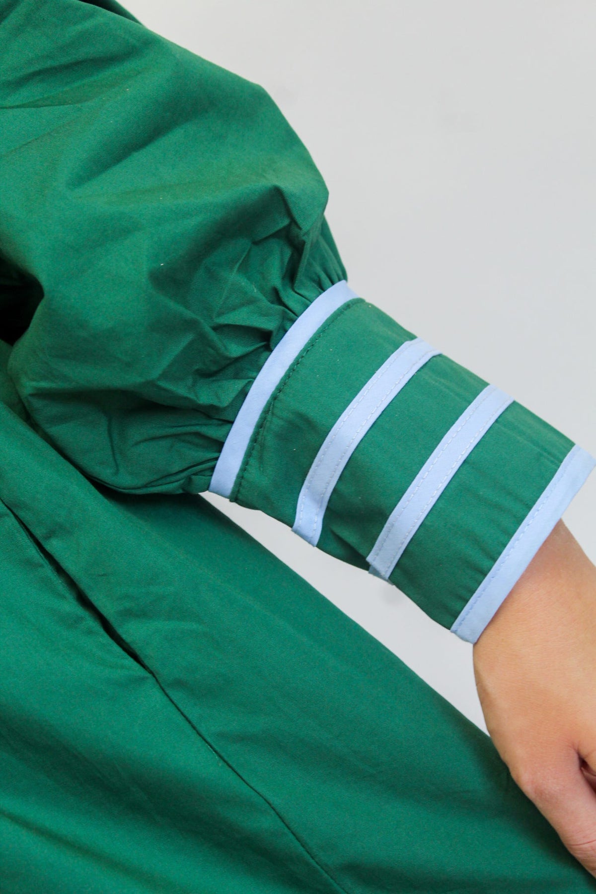 Emerald Empire Belted Mini Dress