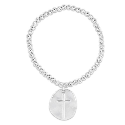 enewton Extends - Classic Sterling 4mm Bead Bracelet - Inspire Sterling Charm