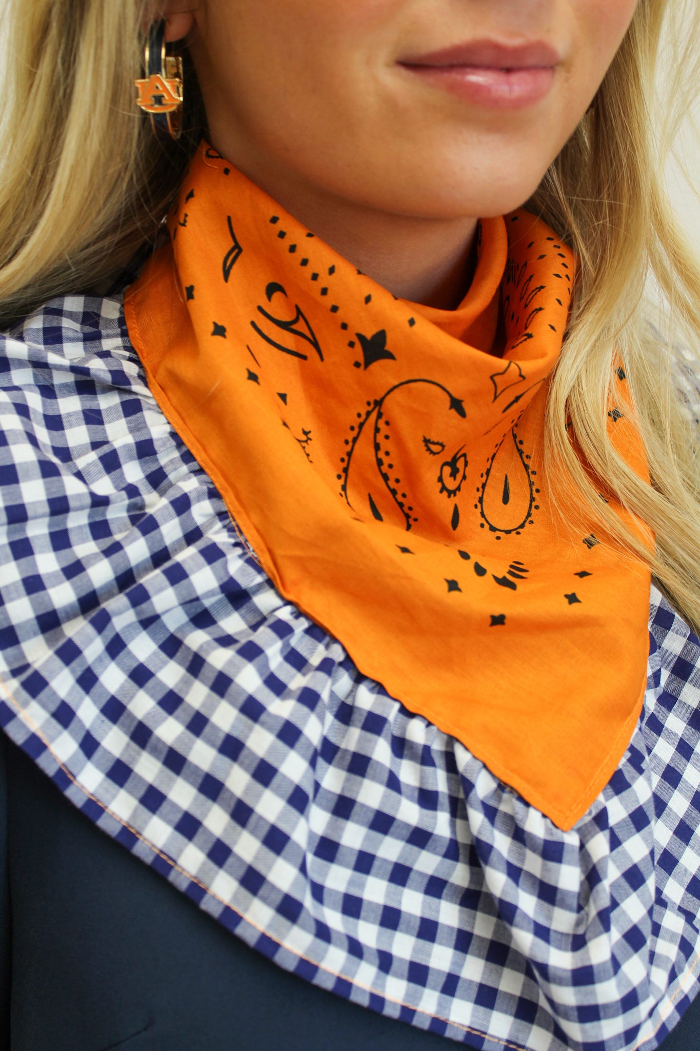 Asst Ruffled Bandana Scarf