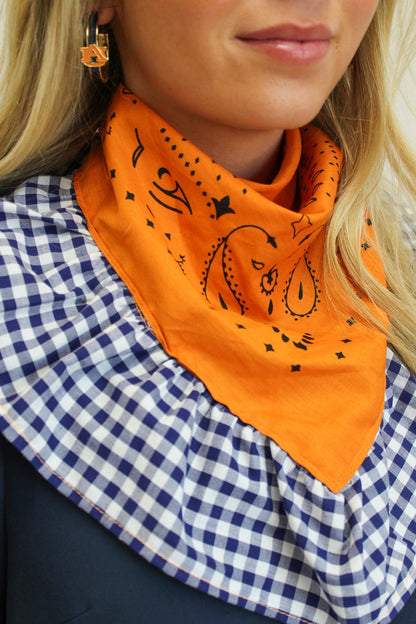 Asst Ruffled Bandana Scarf