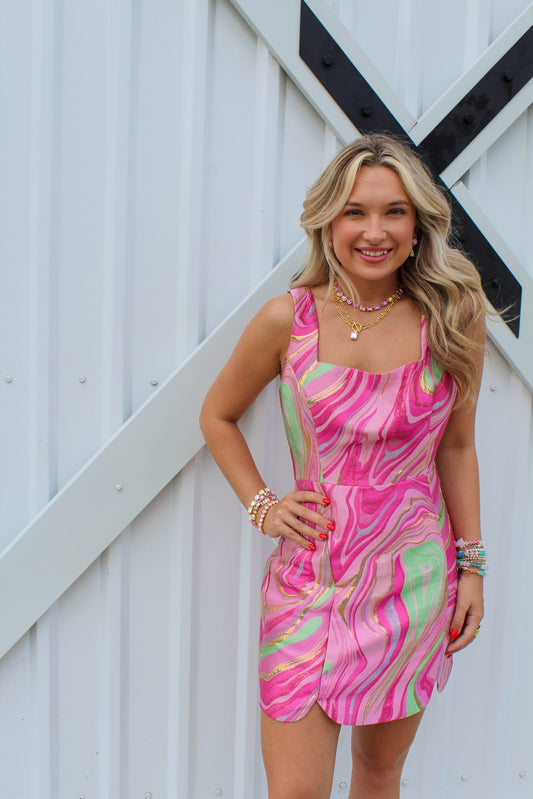 Sweet Mojito Mini Dress