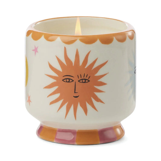 A Depo 8 Oz Handpainted "Sun" Ceramic - Orange Blossom