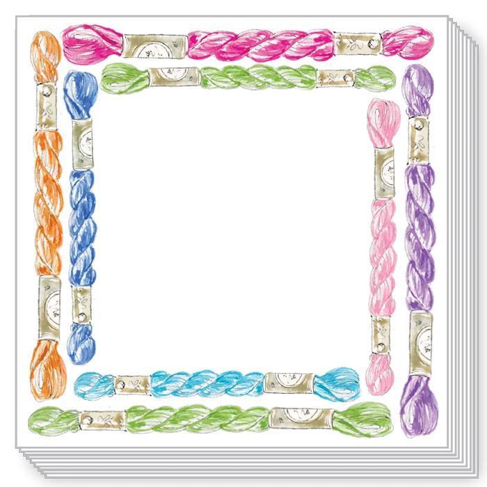 Thread Skeins Block Notepad