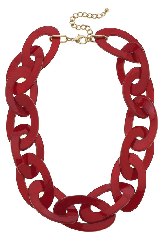 Cheryl Resin Statement Necklace