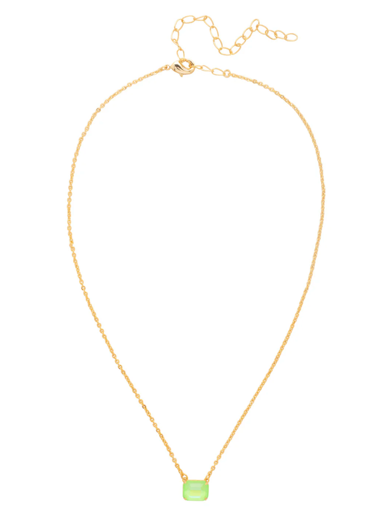 Octavia Single Crystal Pendant Necklace