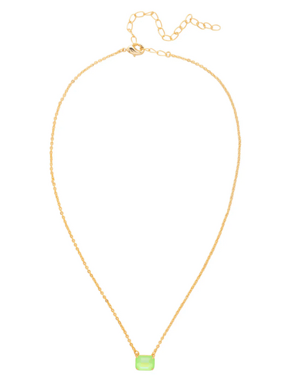 Octavia Single Crystal Pendant Necklace