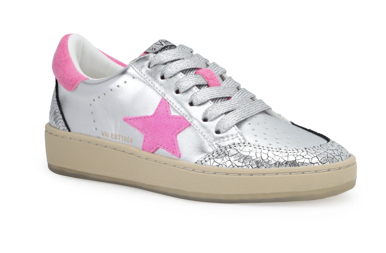 Denisse 42- Silver/Pink