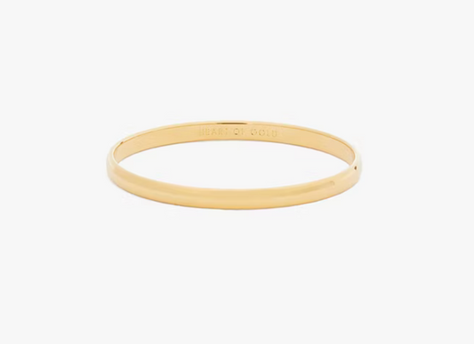 Heart of Gold Idiom Bangle