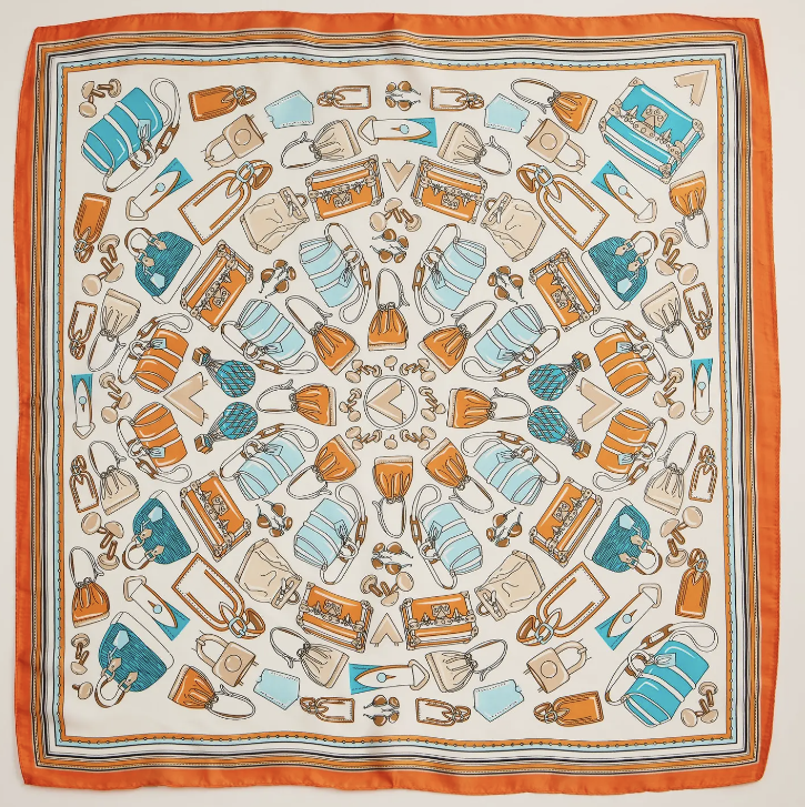 Stone & Stitch Square Silk Scarves