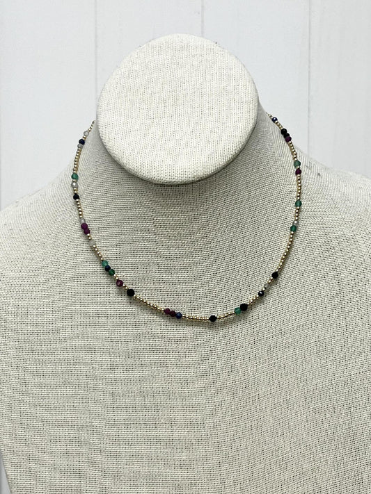 15" Choker Hope Unwritten Gemstone - Hot Mess FW