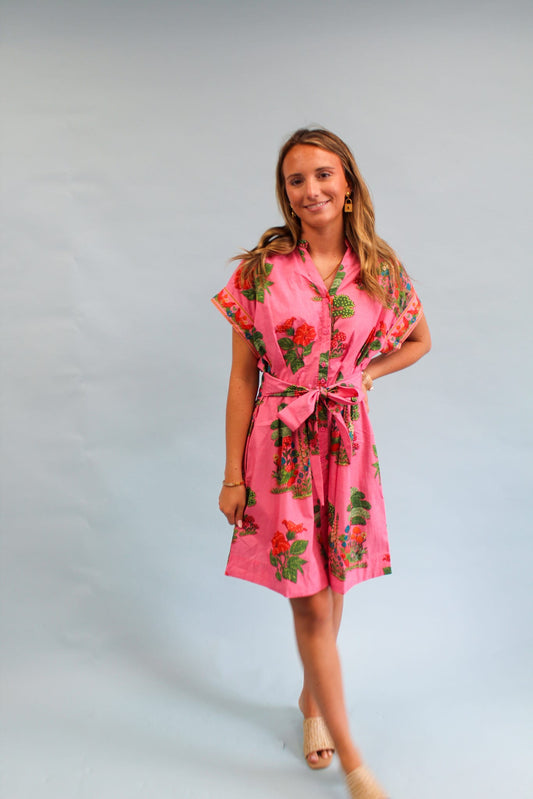 Pink Isles Mini Dress