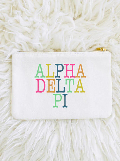 SORORITY COLORBLOCK POUCH BAG