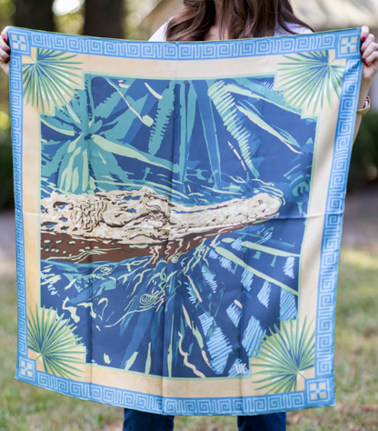 Double Sided Silk Scarf