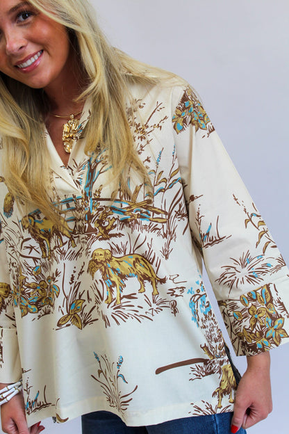 Maple Field & Feather© Ruthie Top by House of MBR