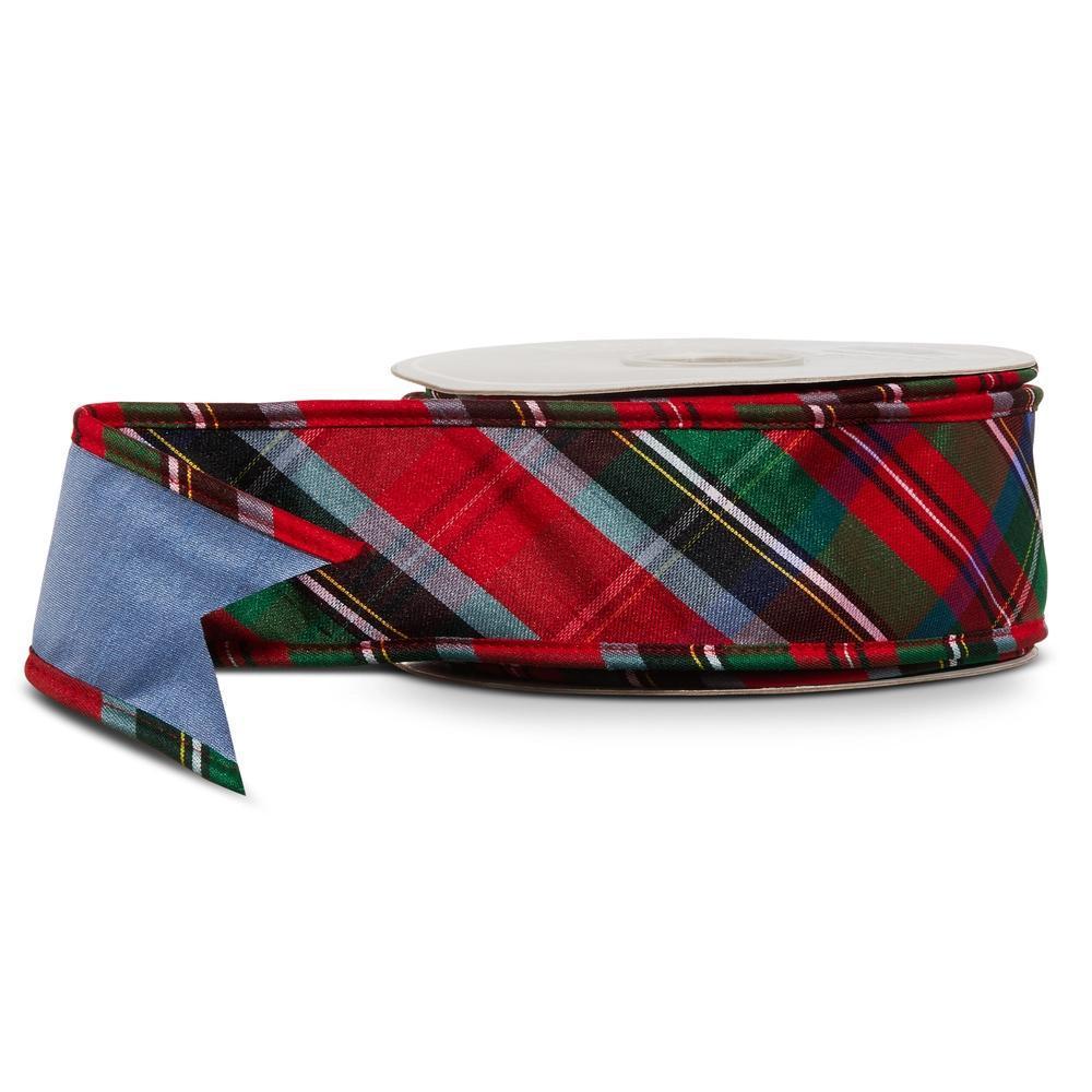 Tartan Plaid Wired Ribbon