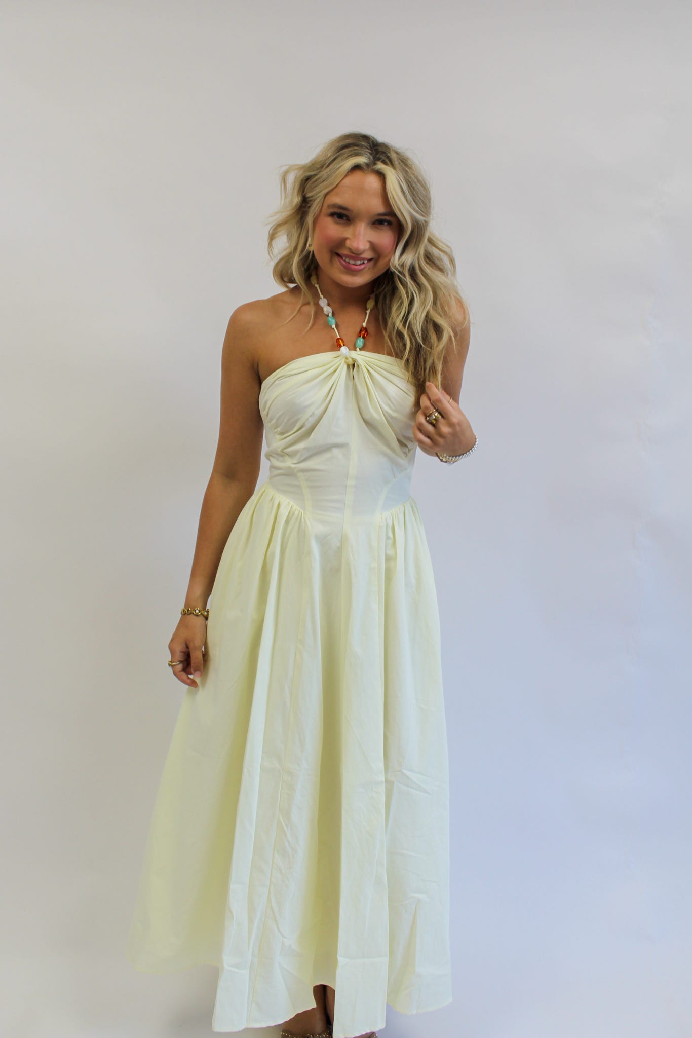 Buttercup Chiffon Midi Dress