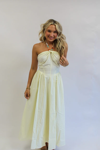 Buttercup Chiffon Midi Dress