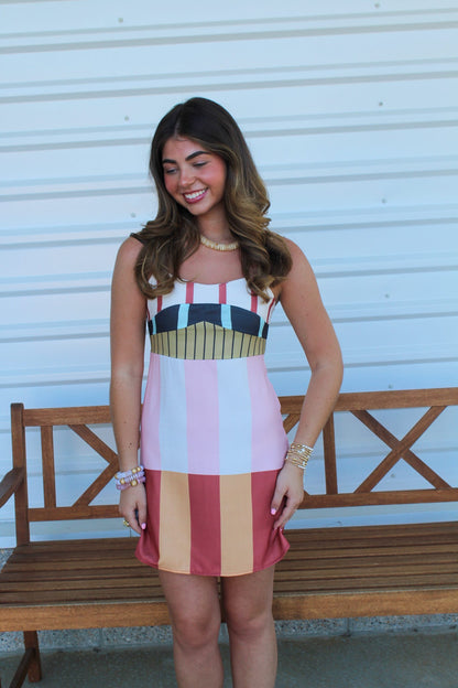 Retro Remix Mini Dress
