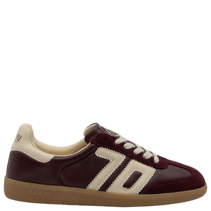 Cloud W26 in Wine Cream Back 70 Sneakers