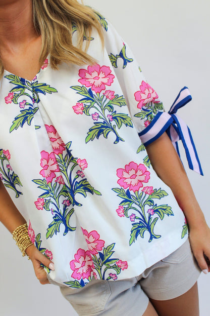 The Garden Society Floral Top