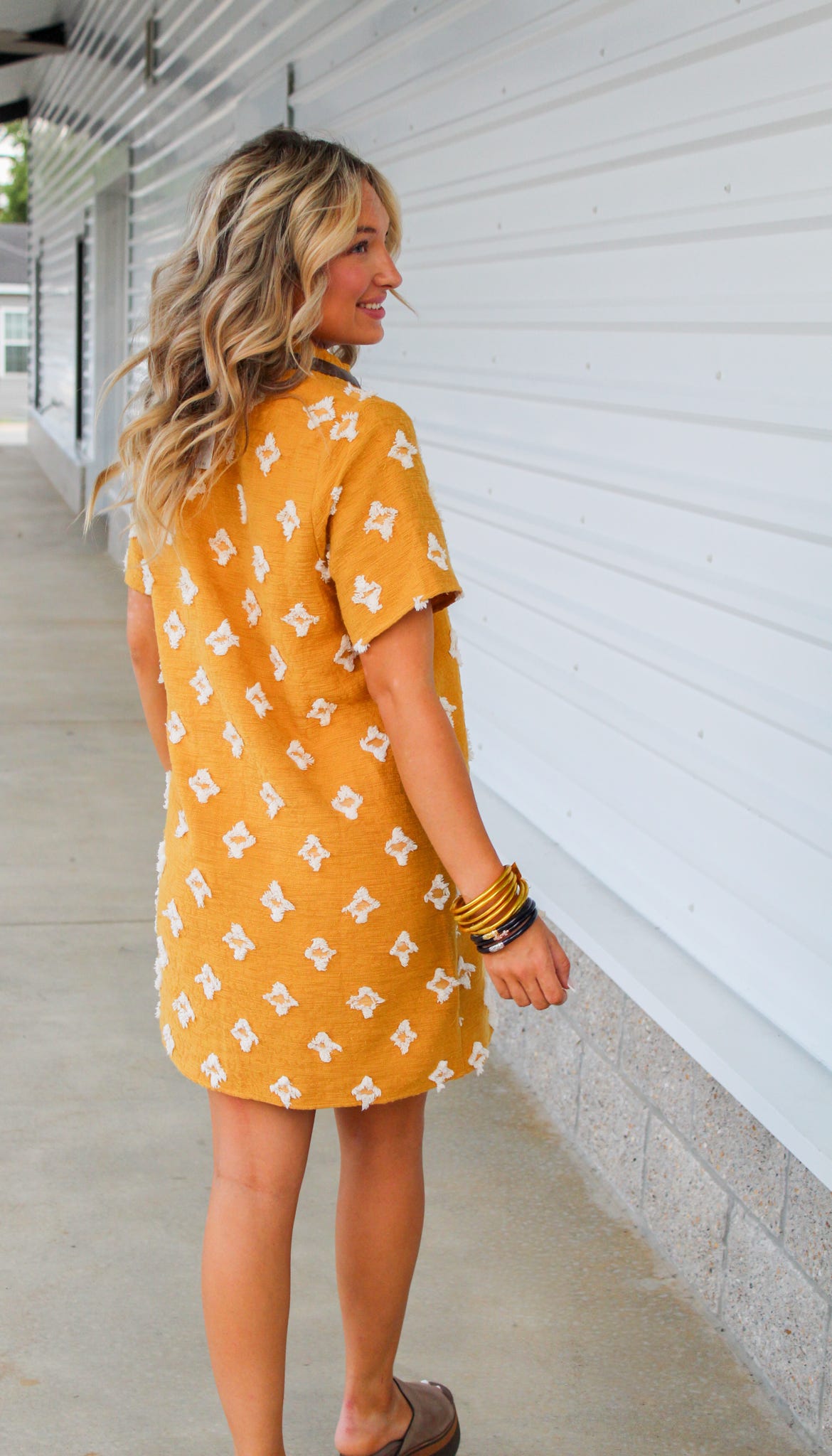 Molly Short Sleeve Detailed Dress