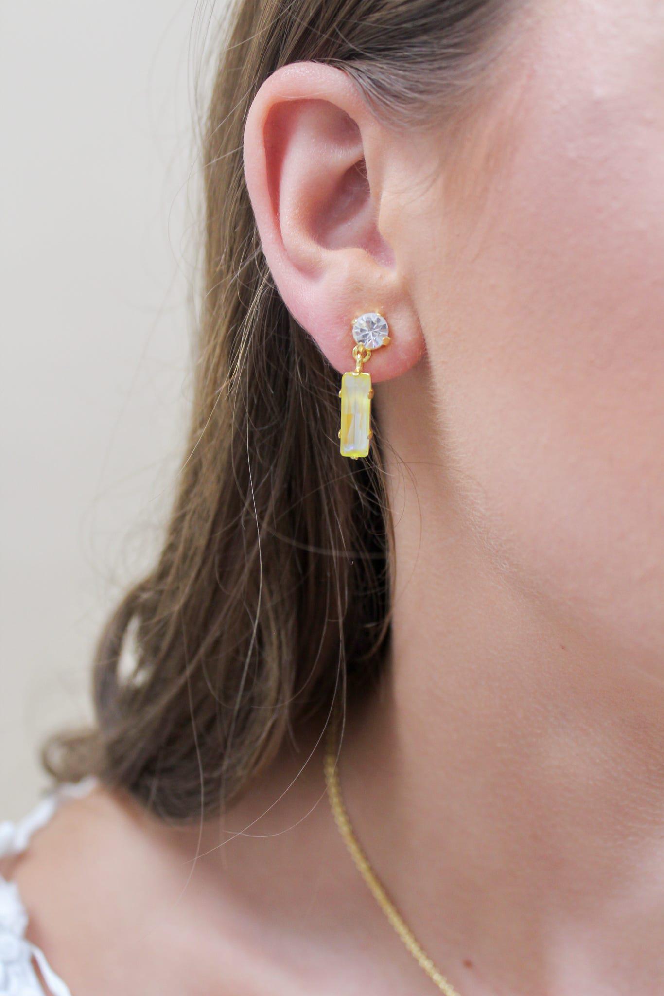 Bindi Studded Dangle Earrings