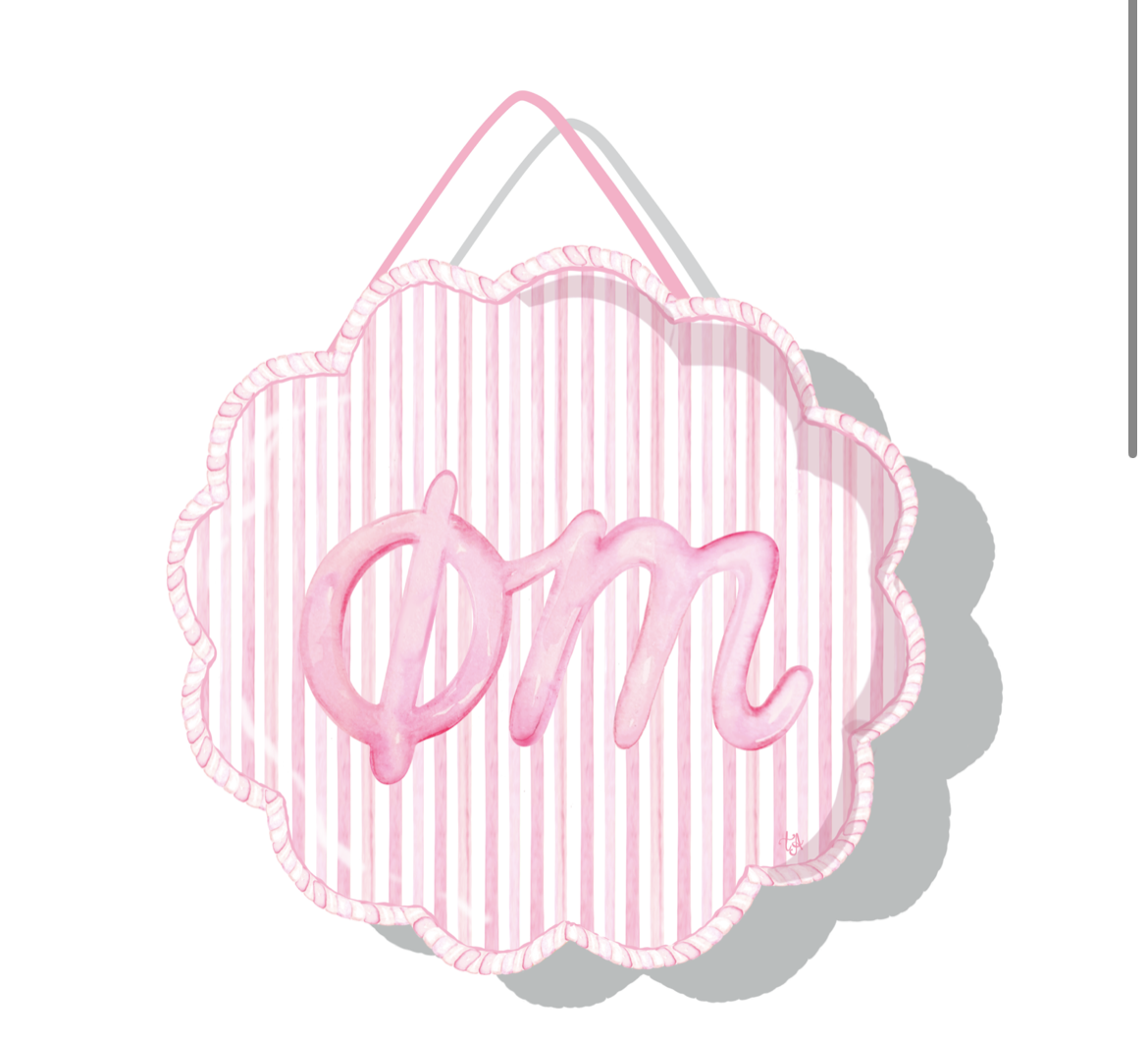 Acrylic Sorority Door Hangers