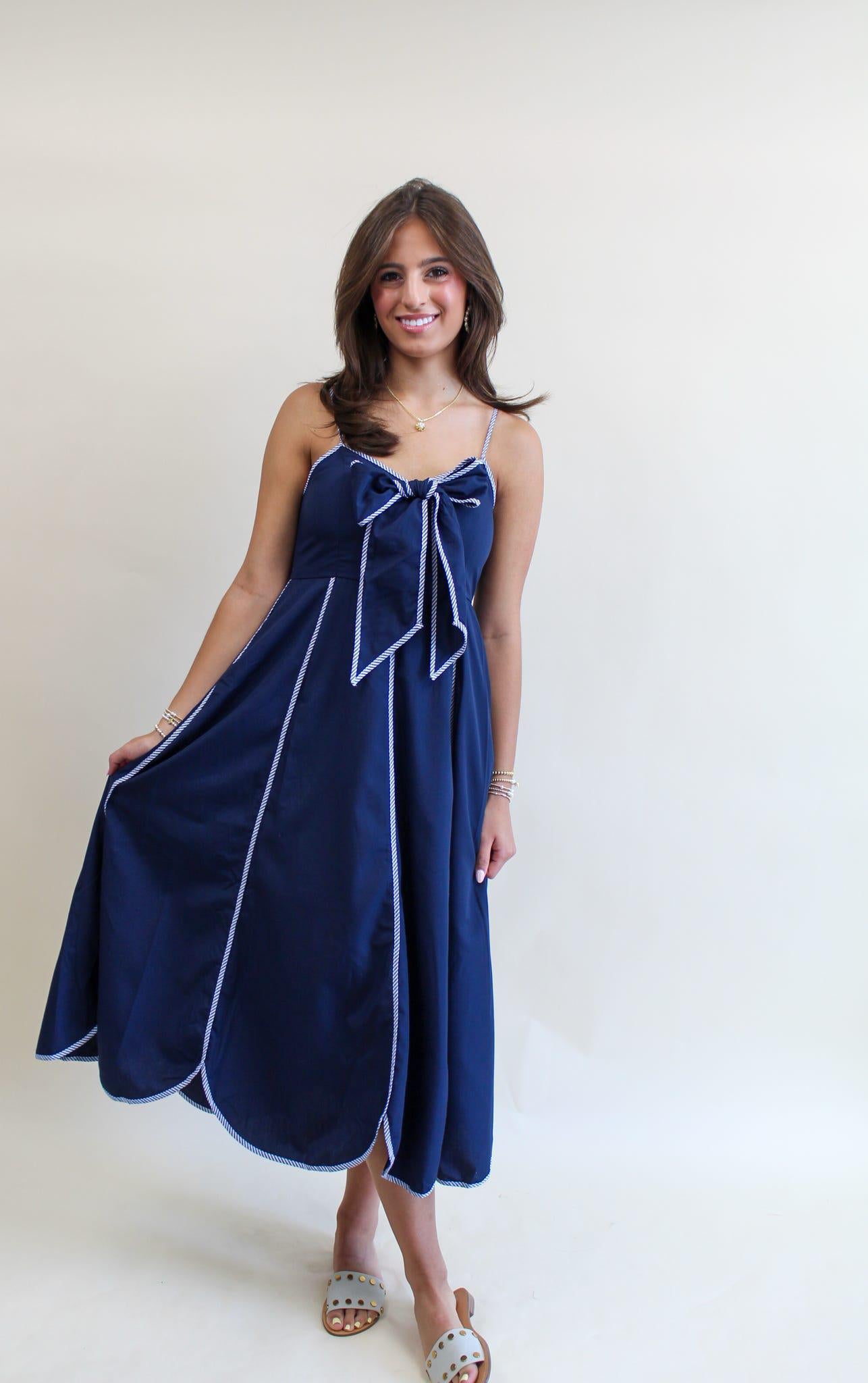 Becky Navy Dress