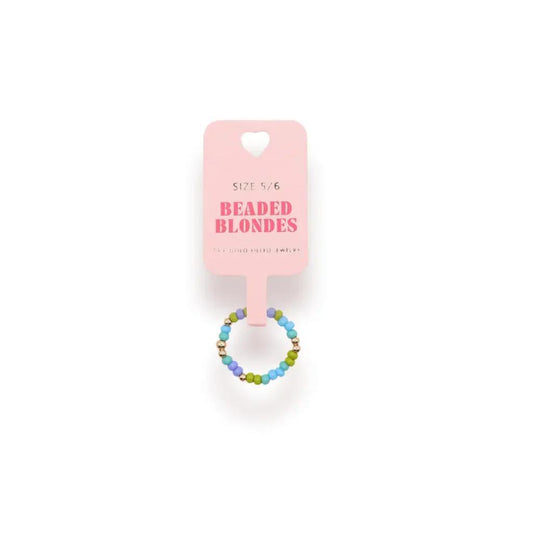 Teal Breeze Sprinkle Ring