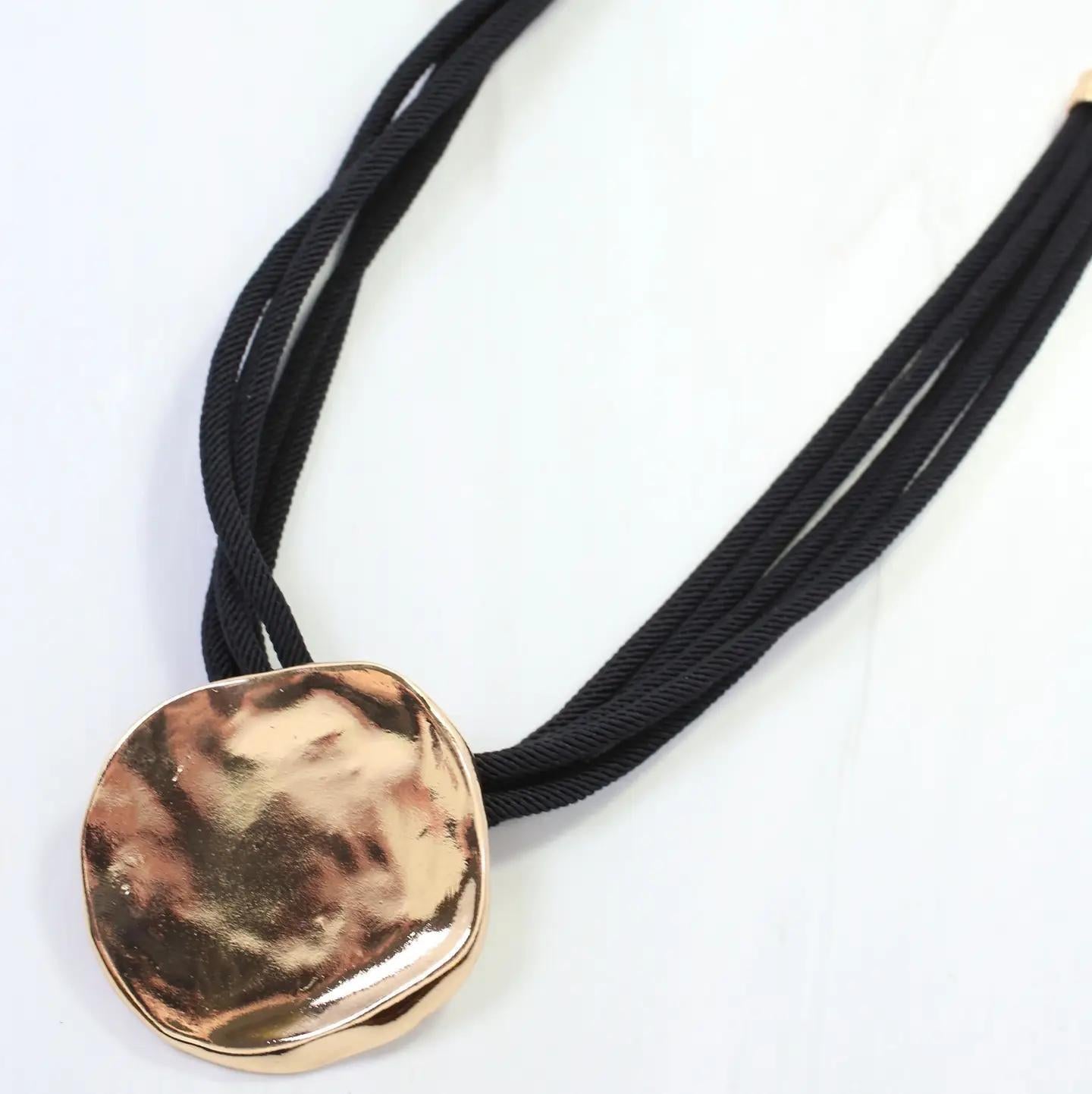 Calia Gold Pendant Cord Necklace