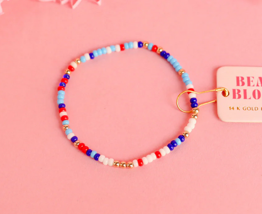 Red White & Blues Sprinkle Bracelet
