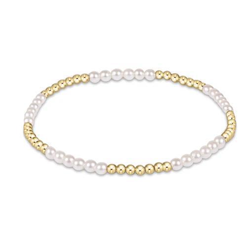 Classic Pearl Blissful 3mm Bead Bracelet