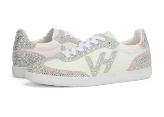Crisp 8 - White/Rhinestone Multi