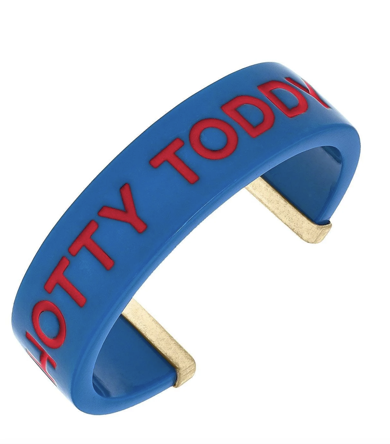 Ole Miss Rebels Resin Cuff Bracelet in Powder Blue