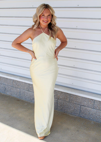 Birdie Satin Maxi Dress