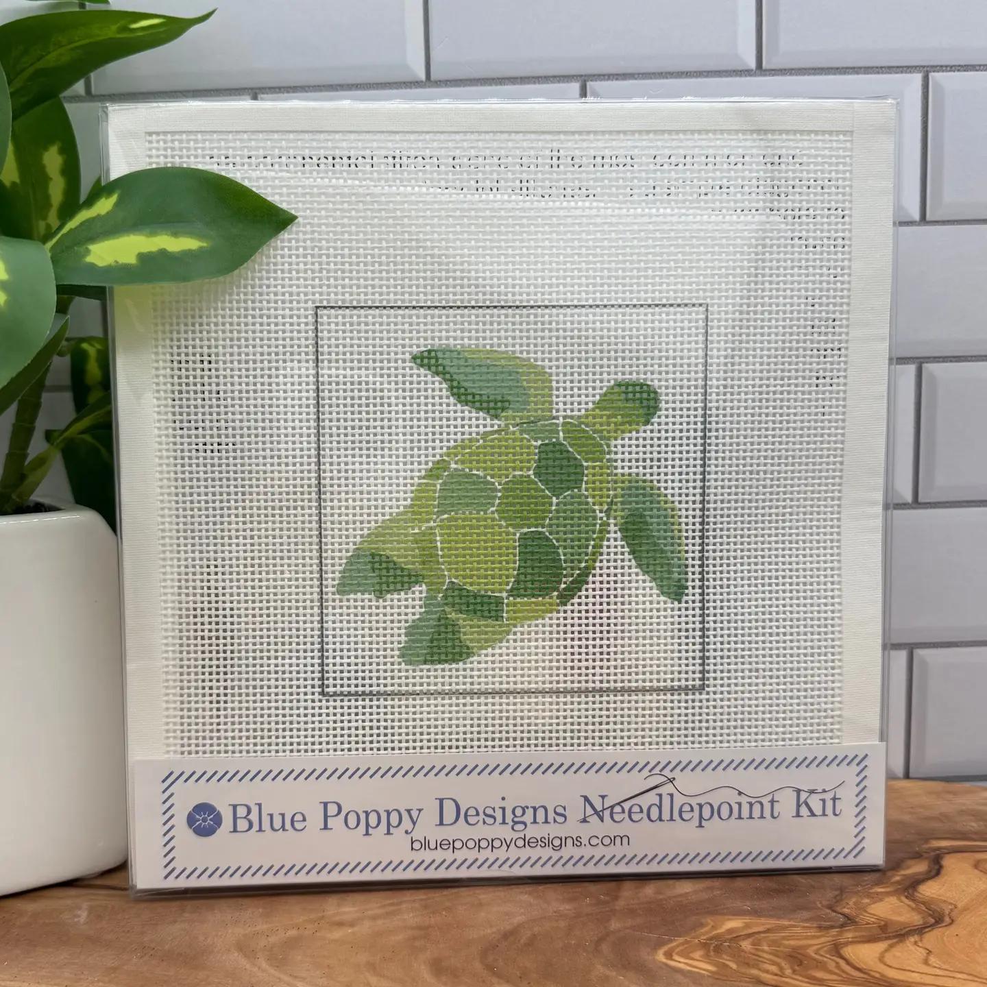 Green Turtle Needlepoint Kit