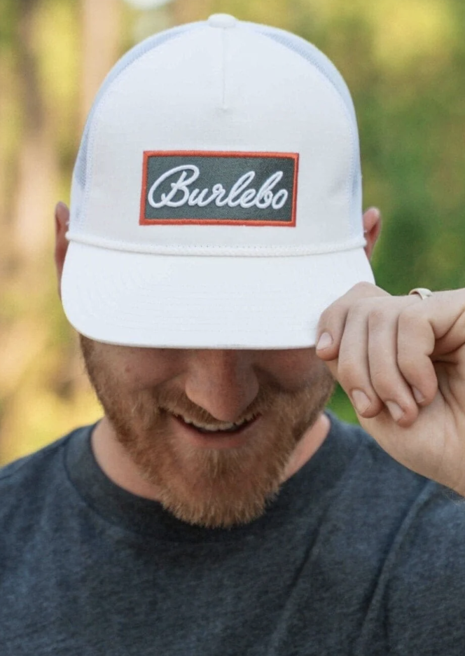 Burlebo Grey Patch White Cap