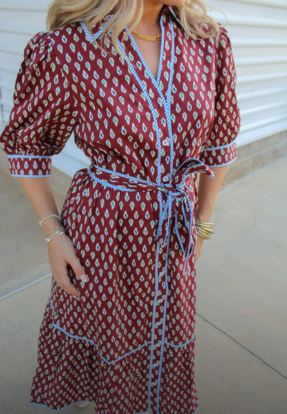 Lilibet Puff Sleeve Mini Dress