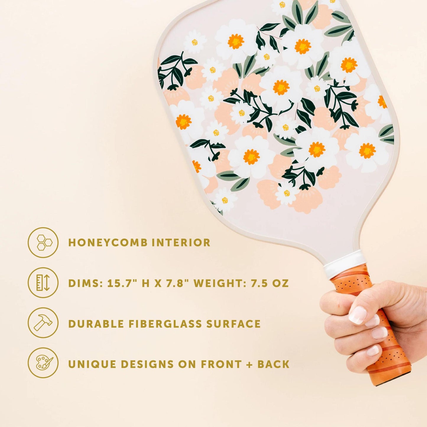 Floral Pickleball Paddles