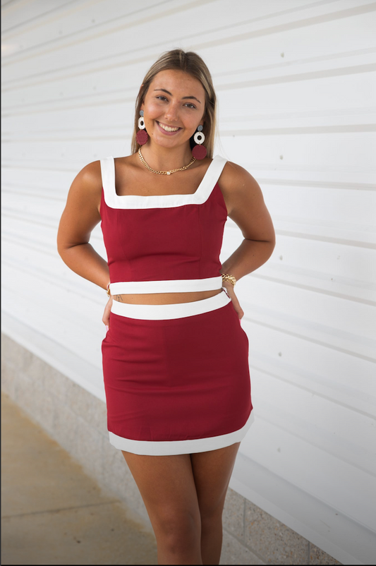 Crimson & White Set