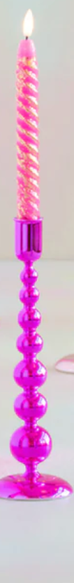 Rainbow Reflective Candle Holder 10.25