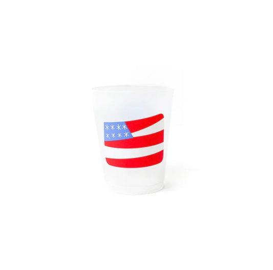 Flag Frosted Cups Set of 10