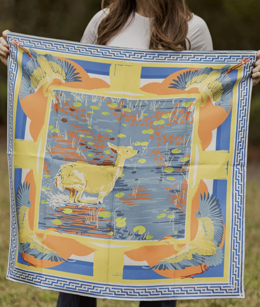 Double Sided Silk Scarf