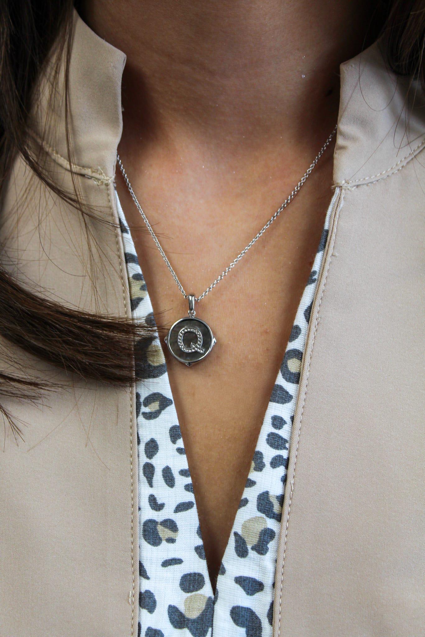 Rhodium Letter Disc