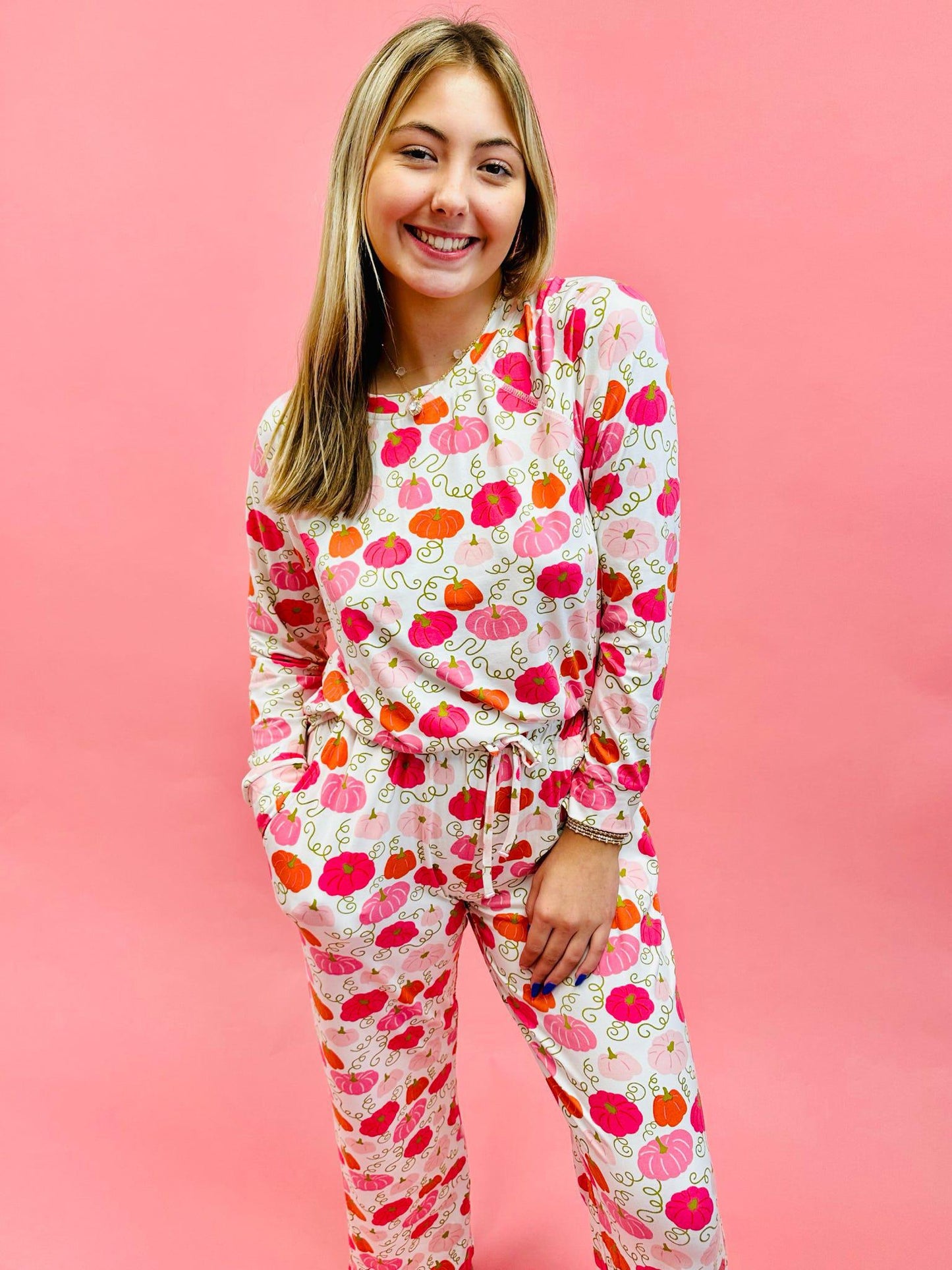 Annie Pant Set-Pumpkin Patch