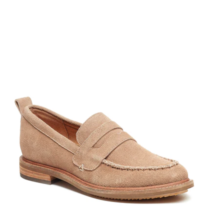 Lens Almond Suede Loafers