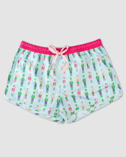 Women's Candy Nutcracker Lounge Pajama Shorts