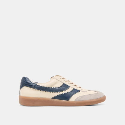 Merit White/Navy Leather Sneaker